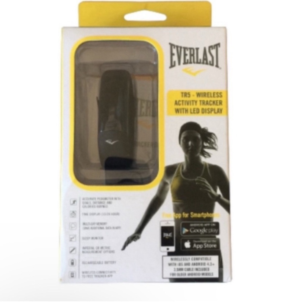 EVERLAST TR5 Activity Tracker Wireless with LED Display Fitness Tracking NWOT